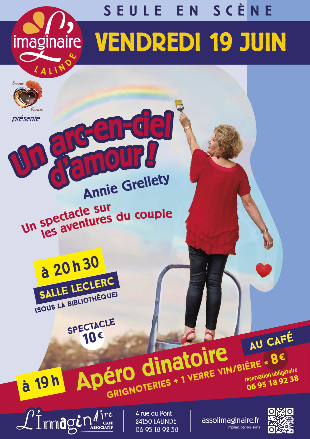 Spectacle seule en scène